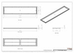 13x60 Classic Drop-in Air Vent, Flush Floor-Matching, All Metal, Floor Vent Cover (13x60)