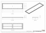 14x52 Classic Drop-in Air Vent, Flush Floor-Matching, All Metal, Floor Vent Cover (14x52)