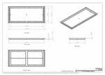 15x34 Classic Drop-in Air Vent, Flush Floor-Matching, All Metal, Floor Vent Cover (15x34)