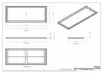 15x39 Classic Drop-in Air Vent, Flush Floor-Matching, All Metal, Floor Vent Cover (15x39)