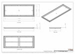 15x40 Classic Drop-in Air Vent, Flush Floor-Matching, All Metal, Floor Vent Cover (15x40)