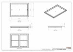 18x25 Classic Drop-in Air Vent, Flush Floor-Matching, All Metal, Floor Vent Cover