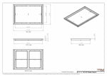 18x27 Classic Drop-in Air Vent, Flush Floor-Matching, All Metal, Floor Vent Cover