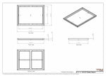 20x27 Classic Drop-in Air Vent, Flush Floor-Matching, All Metal, Floor Vent Cover