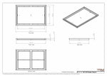 20x30 Classic Drop-in Air Vent, Flush Floor-Matching, All Metal, Floor Vent Cover