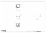 6x6.5 - Classic Drop-in Air Vent, Flush Floor-Matching, All Metal, Floor Vent Cover - TRM Metal  6.5x6