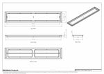 7x40 Classic Drop-in Air Vent, Flush Floor-Matching, All Metal, Floor Vent Cover for 7x40 air vent