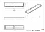 8x36 Classic Drop-in Air Vent, Flush Floor-Matching, All Metal, Floor Vent Cover for 8x36 air vent