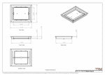 9x11 Classic Drop-in Air Vent, Flush Floor-Matching, All Metal, Floor Vent Cover (11x9)