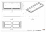 9x23 Classic Drop-in Air Vent, Flush Floor-Matching, All Metal, Floor Vent Cover (23x9)