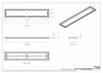 9x49 Classic Drop-in Air Vent, Flush Floor-Matching, All Metal, Floor Vent Cover (49x9)