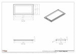 10.5x21 - Modern-Ceiling-Vent Cover-TRM Metal -  21x10.5