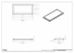 10.5x22 - Modern-Ceiling-Vent Cover-TRM Metal -  22x10.5