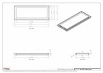 10.5x27 - Modern-Ceiling-Vent Cover-TRM Metal -  27x10.5
