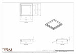 10x10.5 - Modern-Ceiling-Vent Cover-TRM Metal -  10.5x10