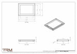 10x13.5 - Modern-Ceiling-Vent Cover-TRM Metal -  13.5x10
