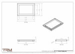 10x14.5 - Modern-Ceiling-Vent Cover-TRM Metal -  14.5x10