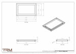 10x16.5 - Modern-Ceiling-Vent Cover-TRM Metal -  16.5x10