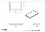10x17.5 - Modern-Ceiling-Vent Cover-TRM Metal -  17.5x10