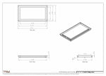 11.5x22 - Modern-Ceiling-Vent Cover-TRM Metal -  22x11.5