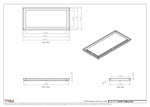 11.5x25 - Modern-Ceiling-Vent Cover-TRM Metal -  25x11.5