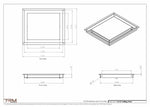 11x13-Modern-Ceiling-Vent Cover-TRM Metal- 13x11