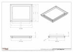 11x14-Modern-Ceiling-Vent Cover-TRM Metal- 14x11