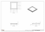 12.5x12 - Modern-Ceiling-Vent Cover-TRM Metal -  12x12.5