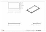 12.5x21 - Modern-Ceiling-Vent Cover-TRM Metal -  21x12.5