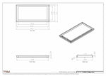 12.5x25 - Modern-Ceiling-Vent Cover-TRM Metal -  25x12.5