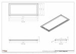 12.5x31 - Modern-Ceiling-Vent Cover-TRM Metal -  31x12.5