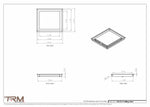12x13.5 - Modern-Ceiling-Vent Cover-TRM Metal -  13.5x12