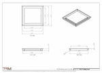 12x13-Modern-Ceiling-Vent Cover-TRM Metal- 13x12