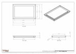 12x19-Modern-Ceiling-Vent Cover-TRM Metal- 19x12