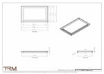 12x20.5 - Modern-Ceiling-Vent Cover-TRM Metal -  20.5x12