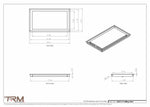 12x21.5 - Modern-Ceiling-Vent Cover-TRM Metal -  21.5x12