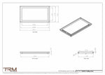 12x22.5 - Modern-Ceiling-Vent Cover-TRM Metal -  22.5x12