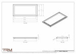 12x25.5 - Modern-Ceiling-Vent Cover-TRM Metal -  25.5x12
