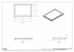 13.5x19 - Modern-Ceiling-Vent Cover-TRM Metal -  19x13.5