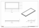 13.5x29 - Modern-Ceiling-Vent Cover-TRM Metal -  29x13.5