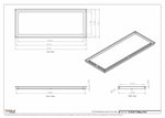 13.5x35 - Modern-Ceiling-Vent Cover-TRM Metal -  35x13.5
