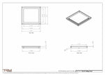 13x14-Modern-Ceiling-Vent Cover-TRM Metal- 14x13