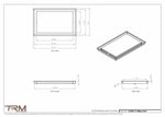 13x20.5 - Modern-Ceiling-Vent Cover-TRM Metal -  20.5x13