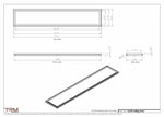 13x70-Modern-Ceiling-Vent Cover-TRM Metal- 70x13