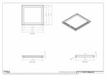 14.5x16 - Modern-Ceiling-Vent Cover-TRM Metal -  16x14.5