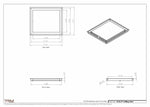 14.5x17 - Modern-Ceiling-Vent Cover-TRM Metal -  17x14.5