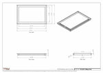 14.5x23 - Modern-Ceiling-Vent Cover-TRM Metal -  23x14.5