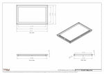 14.5x24 - Modern-Ceiling-Vent Cover-TRM Metal -  24x14.5