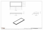 14x36-Modern-Ceiling-Vent Cover-TRM Metal- 36x14