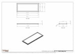 14x38-Modern-Ceiling-Vent Cover-TRM Metal- 38x14